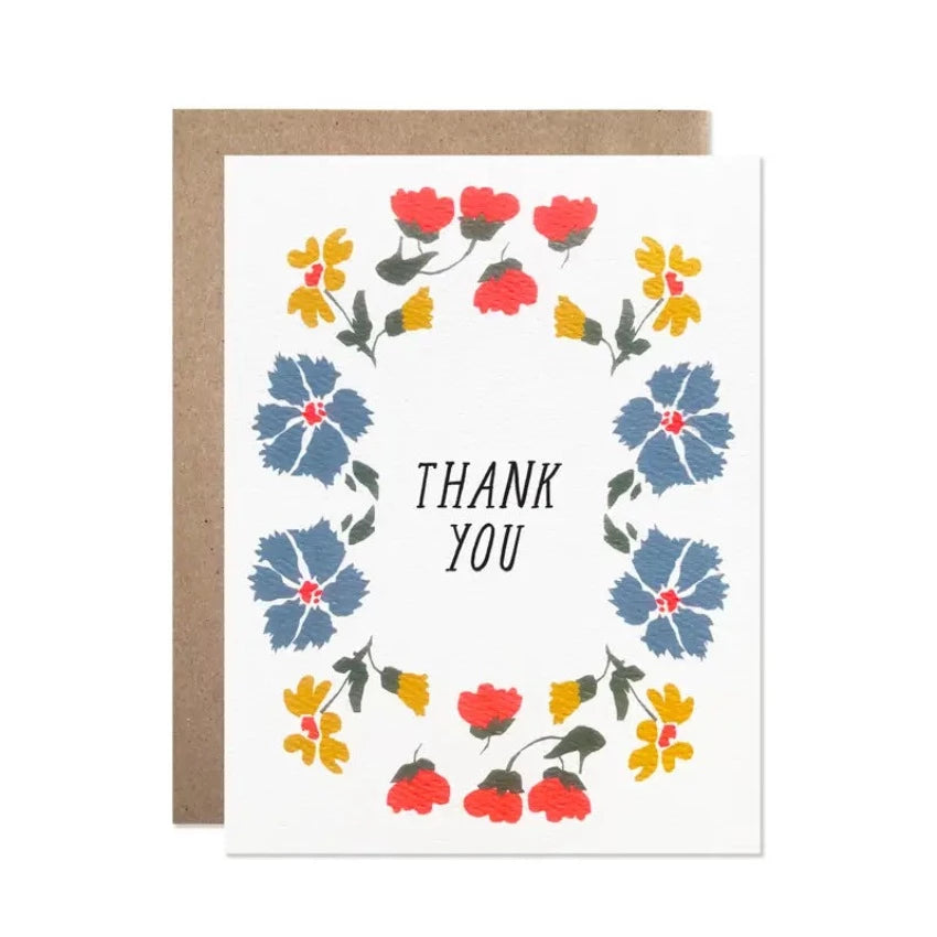 Cornflower And Neon Flower Thank You - Boxed Set – Paper And Grace