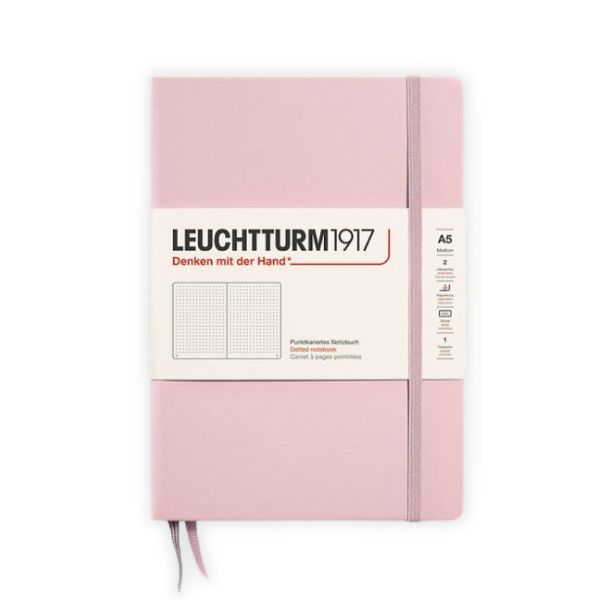 Leuchtturm Hardcover Dotted Journal - A5, Powder