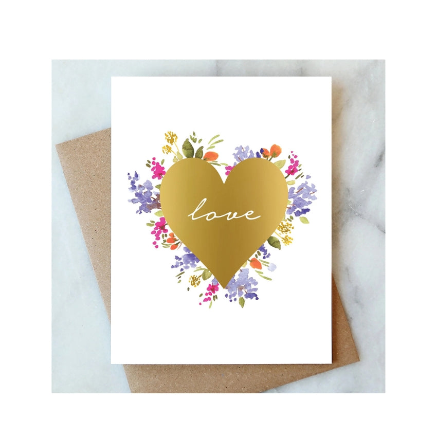 Love Floral Card