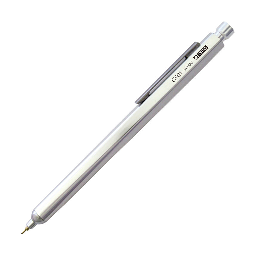 Ohto GS01 Ballpoint Pen - Silver – Paper and Grace