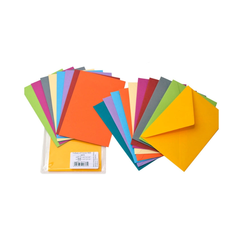 Original Crown Mill Mini Card Set - Assorted Colors – Paper and Grace