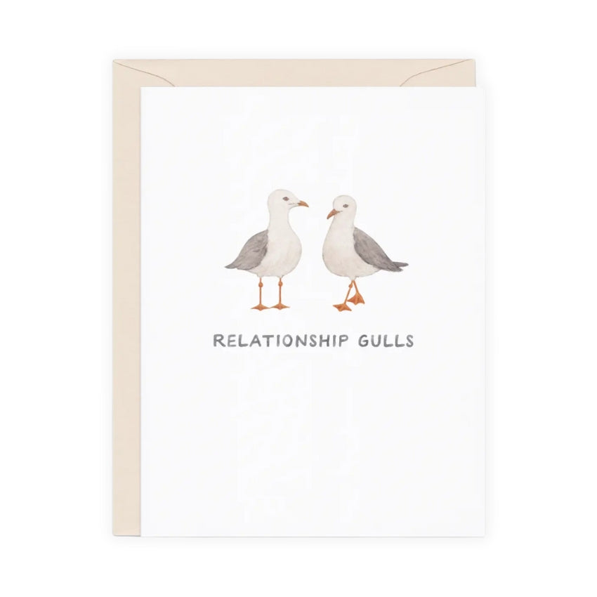 Relationship Gulls Card