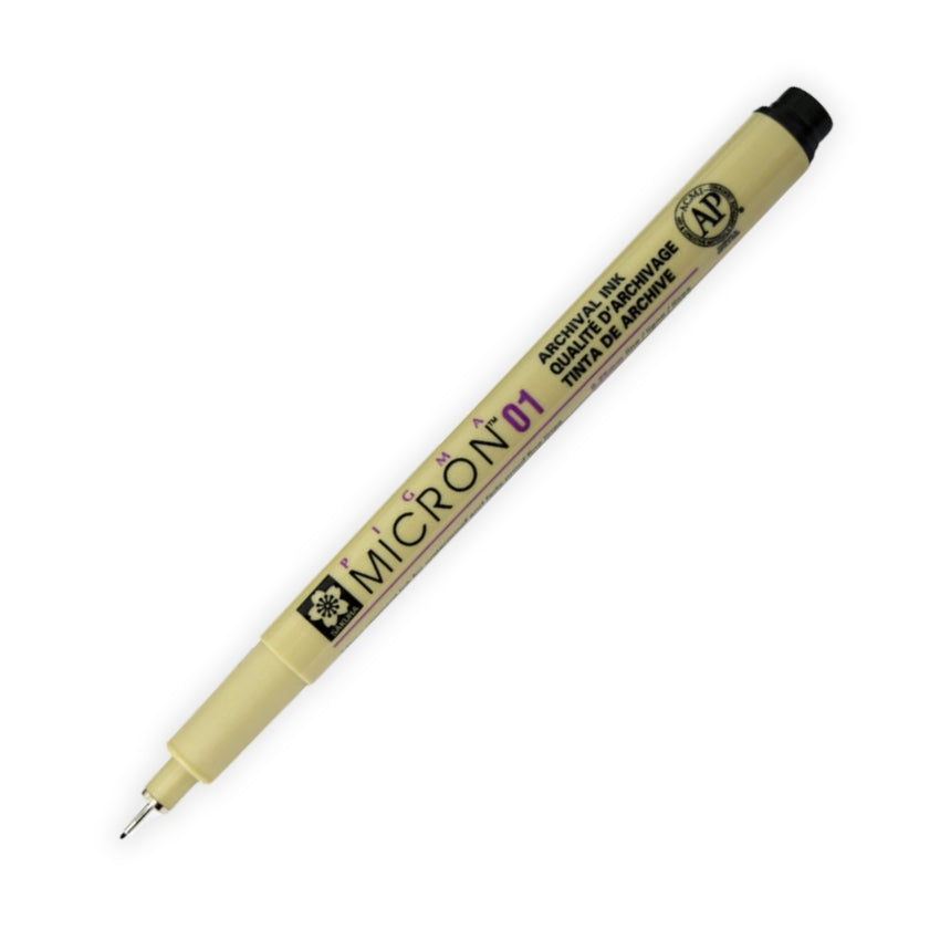 Sakura Pigma Micron Pen - Black, 01