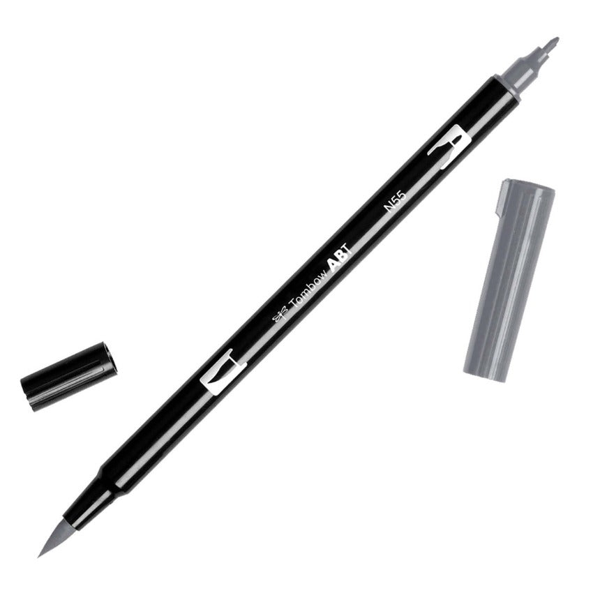 Tombow Dual Brush Marker - Cool Gray N55 7