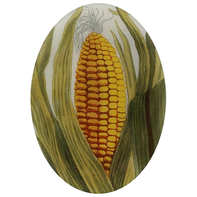 Yellow Corn Oval Plate